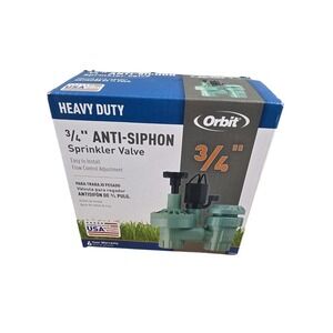 Orbit 57623-20 rG 3/4" FPT 100 Series Anti-Siphon Automatic Sprinkler Valve NIB